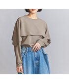 【ビューティ&ユース ユナイテッドアローズ/BEAUTY&YOUTH / UNITED ARROWS】の【WEB限定 Wardrobe DAILY MINIMAL】ケープフリル レイヤーカットソー MOCA|ID: prp329100004672689 ipo3291000000033863952