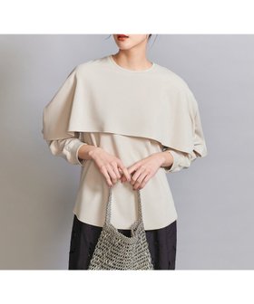 【ビューティ&ユース ユナイテッドアローズ/BEAUTY&YOUTH / UNITED ARROWS】の【WEB限定 Wardrobe DAILY MINIMAL】ケープフリル レイヤーカットソー 人気、トレンドファッション・服の通販 founy(ファニー) ファッション Fashion レディースファッション Fashion for Women トップス・カットソー Cut & Sew Tops カットソー・ベーシックTシャツ Cut-and-Sewn Tops / Stretch Tees & Basics オケージョン Occasion Wear カットソー Cut and Sewn Top シンプル Simple, Minimal ジョーゼット Georgette, Semi-Sheer Fabric スラックス Slacks, Dress Pants デニム Denim, Jeans Material 定番 Standard, Basic Item フェミニン Feminine, Girly フリル Frill, Ruffle フレア Flare, Flared ボトム Bottoms, Lower Wear おすすめ Recommended / Our Picks エレガント 上品 Elegant セレモニー Ceremony ビジネス 仕事 通勤 Business / Work / Commuting |ID:prp329100004672689