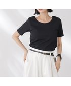 【ナノ ユニバース/nano universe】の抗菌防臭・接触冷感機能 カップ付きクルーネックトップス ブラック|ID: prp329100004672716 ipo3291000000034468123