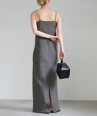 【セレクトモカ/SELECT MOCA】の【サイズ展開あり】ダブルストラップカップ付きリブキャミワンピース スミクロ-05|ID: prp329100004672718 ipo3291000000033774826