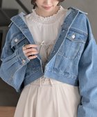 【アールピーエス/rps】のショートGジャン 人気、トレンドファッション・服の通販 founy(ファニー) ファッション Fashion レディースファッション Fashion for Women アウター Coat / Outerwear Collection クロップド Cropped, Short Length コンパクト Compact, Small Size ショート Short, Short Length ジャケット Jacket, Outerwear デニム Denim, Jeans Material ワイド Wide, Wide Fit thumbnail ブルー|ID: prp329100004672737 ipo3291000000033774903