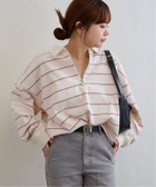 【ユーバイ スピック&スパン/U by Spick&Span】のボーダーハーフジッププルオーバー 人気、トレンドファッション・服の通販 founy(ファニー) ファッション Fashion レディースファッション Fashion for Women トップス・カットソー Cut & Sew Tops カジュアルプルオーバー・ニットトップス Pullovers & Knit Tops / Casual Pullovers 2025年 2025 2025春夏・S/S Spring/Summer 2025 SS25 カットソー Cut and Sewn Top ショート Short, Short Length スウェット / スエット Sweatshirt, Sweatwear スラックス Slacks, Dress Pants ボトム Bottoms, Lower Wear ボーダー Border, Stripe ヴィンテージ Vintage Style thumbnail レッド|ID: prp329100004672739 ipo3291000000033774912