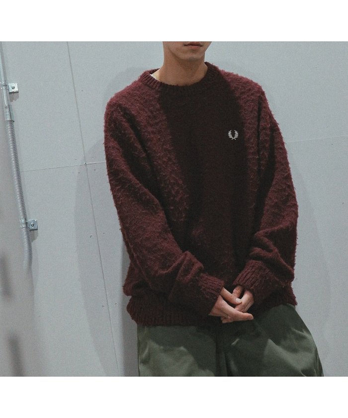 【ビームス/BEAMS / MEN】の【別注】FRED PERRY / フラッフィー クルーネックニット 25FW 長袖 メンズ ユニセックス インテリア・キッズ・メンズ・レディースファッション・服の通販 founy(ファニー) https://founy.com/ ファッション Fashion メンズファッション Fashion for Men インナー Innerwear フィット Fit, Slim Fit メンズ Men's, Menswear リラックス Relax, Relaxed Fit 別注 Limited Edition, Custom Order 長袖 Long Sleeve, Full Sleeve |ID: prp329100004672784 ipo3291000000033775057