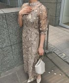 【ビーフラット/bflat】のアンティーク刺繍レースドレス 結婚式 パーティードレス オケージョンドレス 同窓会 人気、トレンドファッション・服の通販 founy(ファニー) ファッション Fashion レディースファッション Fashion for Women ワンピース Dresses フォーマル・パーティードレス・結婚式用ドレス Elegant & Casual Dresses アンティーク Antique-Inspired シアー Sheer, See-Through シャーリング Shirring, Ruched デコルテ Décolleté, Neckline ドレス Dress, One-Piece ボトルネック Bottle Neck, Mock Neck レース Lace, Lace Fabric ロング Long, Long-Length おすすめ Recommended / Our Picks 結婚式 Wedding 披露宴 Wedding Reception 二次会 After Party thumbnail スモークピンク|ID: prp329100004672800 ipo3291000000033775123