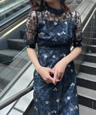【ビーフラット/bflat】のアンティーク刺繍レースドレス 結婚式 パーティードレス オケージョンドレス 同窓会 人気、トレンドファッション・服の通販 founy(ファニー) ファッション Fashion レディースファッション Fashion for Women ワンピース Dresses フォーマル・パーティードレス・結婚式用ドレス Elegant & Casual Dresses アンティーク Antique-Inspired シアー Sheer, See-Through シャーリング Shirring, Ruched デコルテ Décolleté, Neckline ドレス Dress, One-Piece ボトルネック Bottle Neck, Mock Neck レース Lace, Lace Fabric ロング Long, Long-Length おすすめ Recommended / Our Picks 結婚式 Wedding 披露宴 Wedding Reception 二次会 After Party thumbnail ダークブルー|ID: prp329100004672800 ipo3291000000033775134