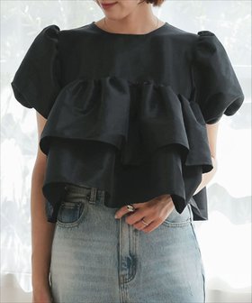 【ドノバン/DONOBAN】のシャイニーフレアトップス 人気、トレンドファッション・服の通販 founy(ファニー) ファッション Fashion レディースファッション Fashion for Women トップス・カットソー Cut & Sew Tops |ID:prp329100004672801