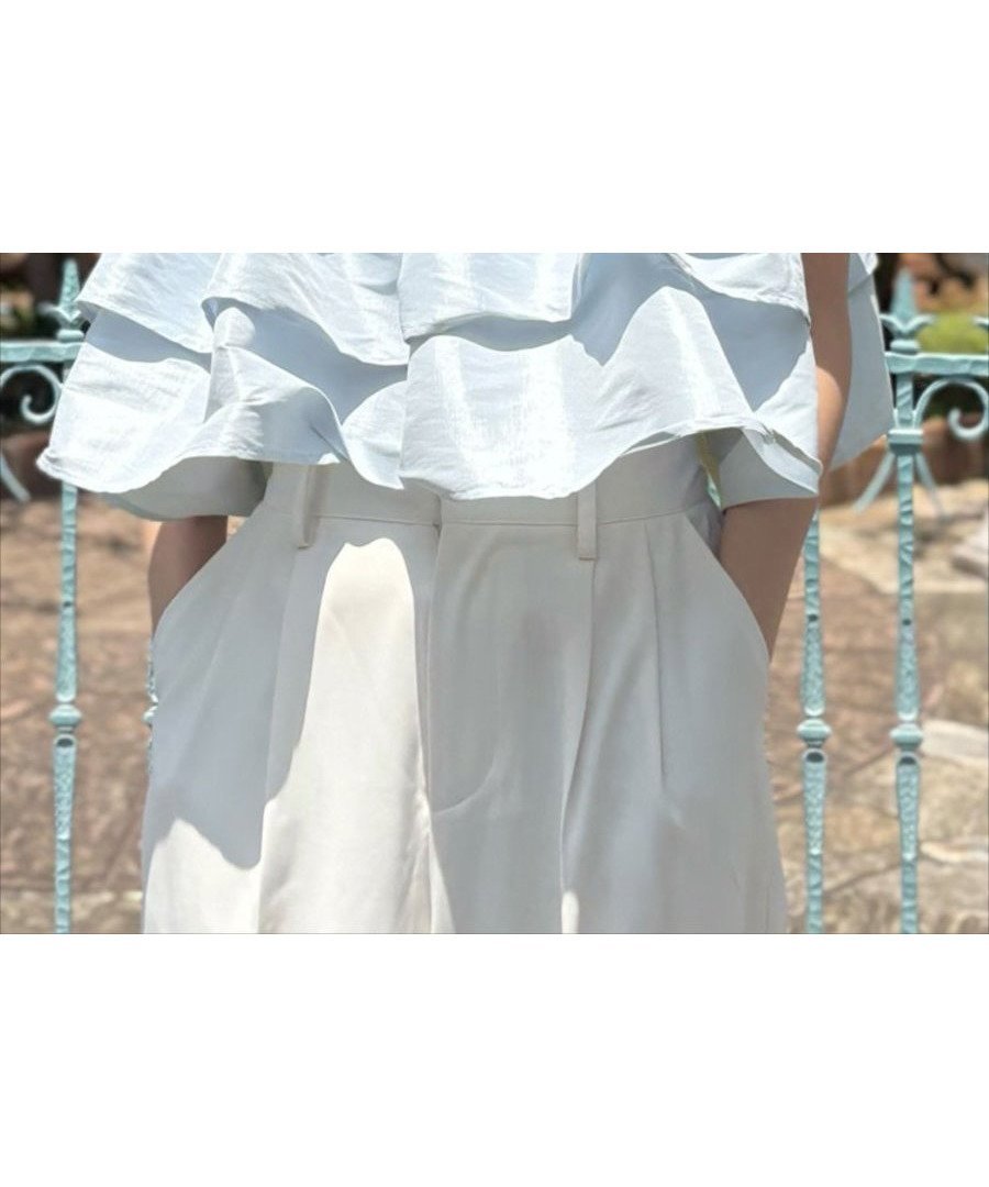 【ドノバン/DONOBAN】のシャイニーフレアトップス インテリア・キッズ・メンズ・レディースファッション・服の通販 founy(ファニー) 　ファッション　Fashion　レディースファッション　Fashion for Women　トップス・カットソー　Cut & Sew Tops　ライトブルー|ID: prp329100004672801 ipo3291000000033775126