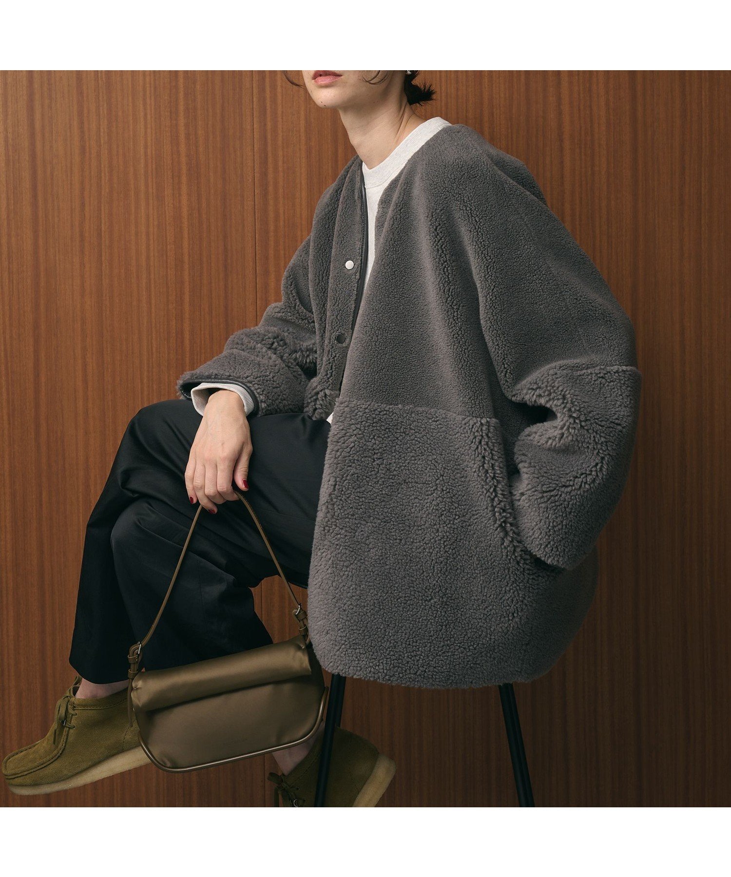 【ビューティ&ユース ユナイテッドアローズ/BEAUTY&YOUTH / UNITED ARROWS】の【WEB限定】ボア*フェイクムートン リバーシブルジャケット 人気、トレンドファッション・服の通販 founy(ファニー) 　ファッション　Fashion　レディースファッション　Fashion for Women　アウター　Coat / Outerwear Collection　レディースジャケット・軽アウター　Jackets　インナー　Innerwear　シンプル　Simple, Minimal　スウェット / スエット　Sweatshirt, Sweatwear　スリーブ　Sleeve, Long Sleeve / Short Sleeve　パイピング　Piping, Trim Design　フェイクムートン　Faux Shearling, Faux Mouton　ベスト　Vest, Waistcoat　ボトム　Bottoms, Lower Wear　リバーシブル　Reversible, Two-Sided　おすすめ　Recommended / Our Picks　 other-1|ID: prp329100004672904 ipo3291000000033925865