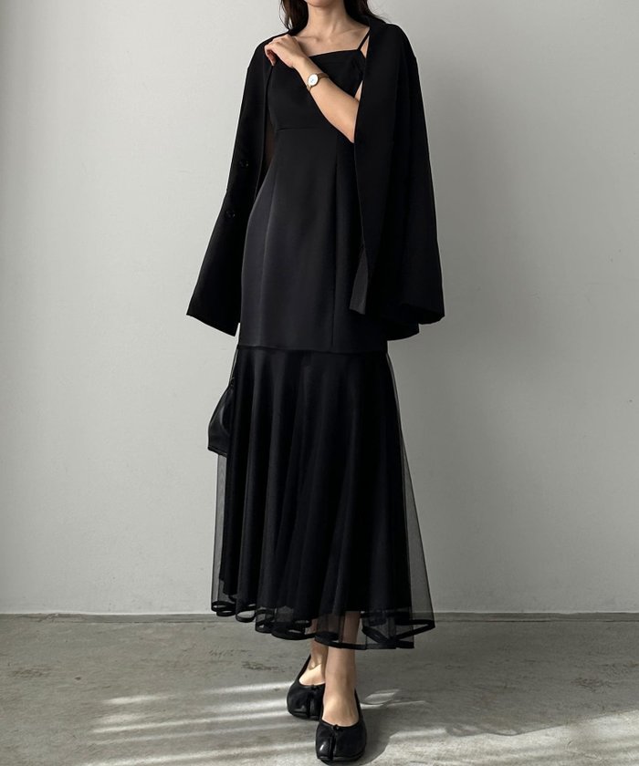 【ジュノア/JUNOAH】のLouere マーメイドキャミワンピース インテリア・キッズ・メンズ・レディースファッション・服の通販 founy(ファニー) https://founy.com/ ファッション Fashion レディースファッション Fashion for Women ワンピース Dresses キャミソールワンピース Camisole Dresses |ID: prp329100004672918 ipo3291000000033775591