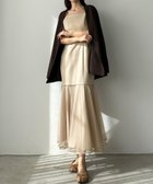 【ジュノア/JUNOAH】のLouere マーメイドキャミワンピース ライトベージュ|ID: prp329100004672918 ipo3291000000033775599