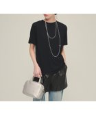 【ジーナシス/JEANASiS】のLinen Comfort Tee ブラック|ID: prp329100004672930 ipo3291000000033925123