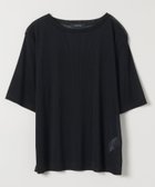 【ジーナシス/JEANASiS】のストライプシアーベロアTEE SS 人気、トレンドファッション・服の通販 founy(ファニー) ファッション Fashion レディースファッション Fashion for Women トップス・カットソー Cut & Sew Tops ベロアトップス Velour Tops / Velvet-Look Items インナー Innerwear ジャケット Jacket, Outerwear ストライプ Stripe, Striped Pattern デニム Denim, Jeans Material ベロア Velour, Soft Velvet ボトム Bottoms, Lower Wear ワイド Wide, Wide Fit エレガント 上品 Elegant 夏 Summer thumbnail ブラック|ID: prp329100004672947 ipo3291000000033775704