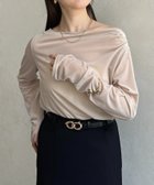 【ゼヴォン/Thevon】のドレープネックベロアシアープルオーバー 人気、トレンドファッション・服の通販 founy(ファニー) ファッション Fashion レディースファッション Fashion for Women トップス・カットソー Cut & Sew Tops カジュアルプルオーバー・ニットトップス Pullovers & Knit Tops / Casual Pullovers ベロアトップス Velour Tops / Velvet-Look Items 2025年 2025 2025-2026秋冬・A/W Autumn/Winter 2025–26 AW25–26 おすすめ Recommended / Our Picks シアー Sheer, See-Through スラックス Slacks, Dress Pants デニム Denim, Jeans Material フレア Flare, Flared ベロア Velour, Soft Velvet マーメイド Mermaid, Fishtail Silhouette エレガント 上品 Elegant 秋 Autumn thumbnail グレージュ|ID: prp329100004672962 ipo3291000000033775750