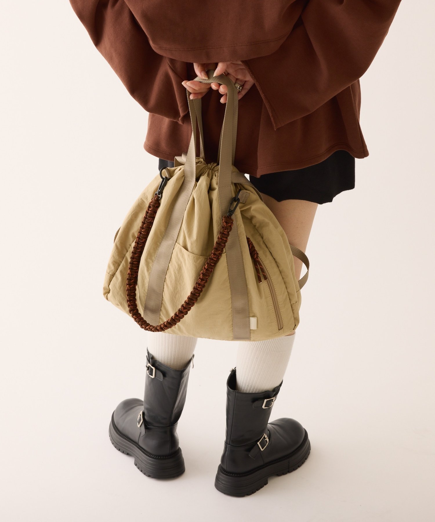 【チャオパニックティピー/CIAOPANIC TYPY】の【KAIRI企画】撥水ナイロン3WAYマルチBAG インテリア・キッズ・メンズ・レディースファッション・服の通販 founy(ファニー) ファッション Fashion レディースファッション Fashion for Women バッグ Bags おすすめ Recommended / Our Picks ジップ Zip, Zipper ポケット Pocket, Pocket Detail 旅行 Travel 日傘 Parasol, UV Umbrella ベージュ|ID: prp329100004673030 ipo3291000000034117784