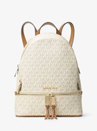 【マイケルコース/MICHAEL KORS】のRHEA ZIP バックパック ミディアム - MKシグネチャー マイケルコース 人気、トレンドファッション・服の通販 founy(ファニー) ファッション Fashion レディースファッション Fashion for Women バッグ Bags コレクション Collection, Seasonal Line ドロップ Drop Shoulder, Dropped Style ラグジュアリー Luxury, Elegant thumbnail WHITE|ID: prp329100004673039 ipo3291000000033881989