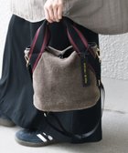 【シップス フォー ウィメン/SHIPS】の《追加 》【SHIPS any別注】Folna 2WAY ライン リバーシブル ショルダー バッグ ブラウン|ID: prp329100004673071 ipo3291000000034812010