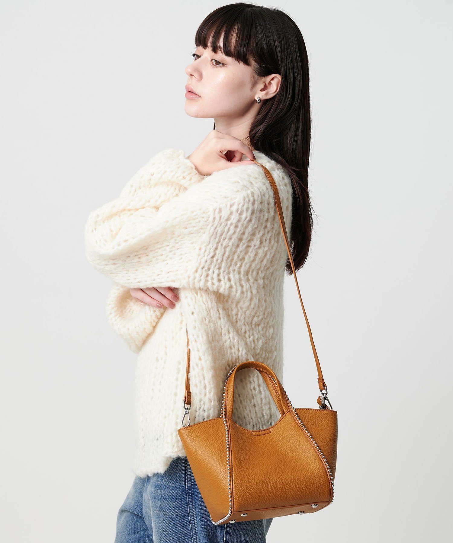 【ビューティ&ユース ユナイテッドアローズ/BEAUTY&YOUTH / UNITED ARROWS】のボールチェーン ミニトートバッグ -2WAY- インテリア・キッズ・メンズ・レディースファッション・服の通販 founy(ファニー) 　ファッション　Fashion　レディースファッション　Fashion for Women　バッグ　Bags　イエロー　Yellow　コンパクト　Compact, Small Size　ショルダー　Shoulder, Shoulder Strap　チェーン　Chain, Chain Strap　人気　Popular, Best Seller　おすすめ　Recommended / Our Picks　エレガント 上品　Elegant　ビジネス 仕事 通勤　Business / Work / Commuting　MUSTARD|ID: prp329100004673075 ipo3291000000035094146