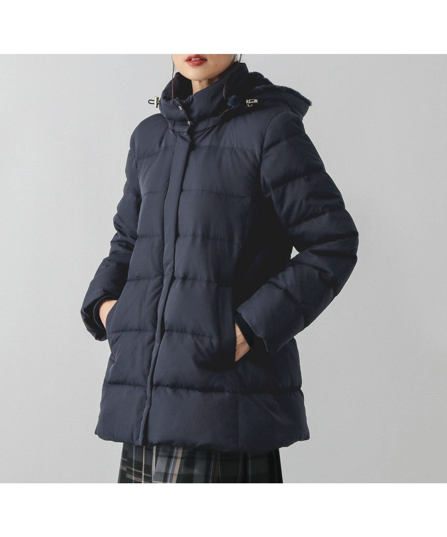 【グローバルワーク/GLOBAL WORK】のウツクシルエット撥水ダウンコート/497165 インテリア・キッズ・メンズ・レディースファッション・服の通販 founy(ファニー)  ファッション Fashion レディースファッション Fashion for Women アウター Coat / Outerwear Collection コート・ロングコート・ピーコート Long Coats, Peacoats & More ダウンジャケット・軽量ダウン Warm & Lightweight Down Jackets ストレート Straight, Straight Cut ダウン Down, Puffer バランス Balance, Style Balance ネイビー88|ID: prp329100004673079 ipo3291000000034327882