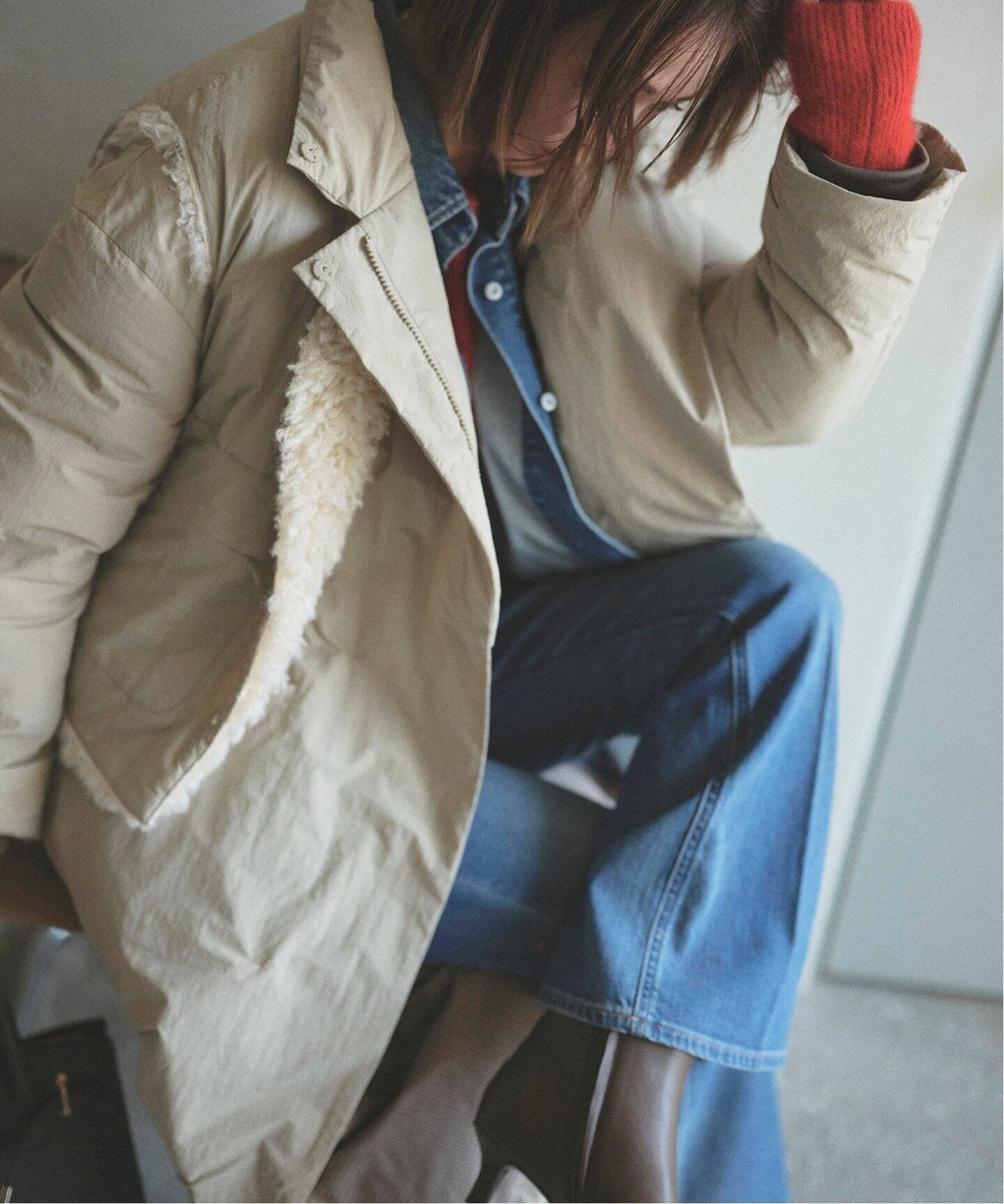 【スローブ イエナ/SLOBE IENA】の《2枚セット/マルチWAY/ 》s.oyamadaコラボダウンコート インテリア・キッズ・メンズ・レディースファッション・服の通販 founy(ファニー) 　ファッション　Fashion　レディースファッション　Fashion for Women　アウター　Coat / Outerwear Collection　コート・ロングコート・ピーコート　Long Coats, Peacoats & More　ダウンジャケット・軽量ダウン　Warm & Lightweight Down Jackets　コラボ　Collaboration, Collab　スウェット / スエット　Sweatshirt, Sweatwear　スタイリッシュ　Stylish, Fashionable　ストライプ　Stripe, Striped Pattern　財布　Wallet, Purse　ダウン　Down, Puffer　チェック　Check, Plaid, Tartan　人気　Popular, Best Seller　ベスト　Vest, Waistcoat　ポケット　Pocket, Pocket Detail　リバーシブル　Reversible, Two-Sided　2025年　2025　2025-2026秋冬・A/W　Autumn/Winter 2025–26 AW25–26　ベージュ|ID: prp329100004673098 ipo3291000000033979588