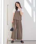 【エニー/ANY】の【2SET/洗濯機可】テックリネンキャミソール×パンツセットアップ モカ[034]|ID: prp329100004673155 ipo3291000000033894238