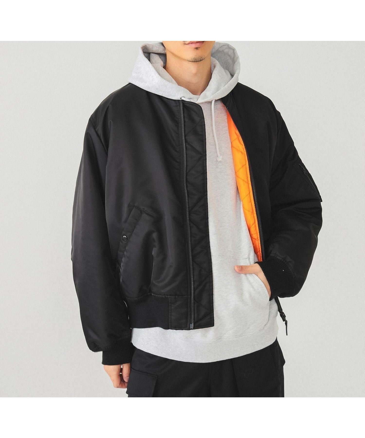 【ビームス/BEAMS / MEN】のリラックスフィット MA-1 (撥水) ライトアウター 人気、トレンドファッション・服の通販 founy(ファニー) 　ファッション　Fashion　メンズファッション　Fashion for Men　アウター　Men's Coats Outerwear　ジャケット　Jacket, Outerwear　フィット　Fit, Slim Fit　リラックス　Relax, Relaxed Fit　ヴィンテージ　Vintage Style　軽量　Lightweight, Ultra Light　 other-1|ID: prp329100004673168 ipo3291000000034356623