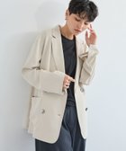【バンヤードストーム/BARNYARDSTORM】のダブルクロスジャケット 人気、トレンドファッション・服の通販 founy(ファニー) ファッション Fashion レディースファッション Fashion for Women アウター Coat / Outerwear Collection レディースジャケット・軽アウター Jackets とろみ Fluid, Flowy Fabric アクセサリー Fashion Accessories カーディガン Cardigan, Knitwear シンプル Simple, Minimal ジャケット Jacket, Outerwear セットアップ Set-Up, Coordinated Outfit ダブル Double, Double-Breasted デニム Denim, Jeans Material ヴィンテージ Vintage Style エレガント 上品 Elegant 定番 Standard, Basic Item thumbnail エクリュ61|ID: prp329100004673211 ipo3291000000033776695