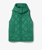 【ラコステ/LACOSTE】の撥水 ボリュームスタンドネック キルティングベスト / 2WAY フード取り外し可 グリーン|ID: prp329100004673254 ipo3291000000033776869