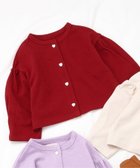 【エフオー オンラインストア/F.O.Online Store / KIDS】のWEB限定 ハートボタンカーディガン レッド|ID: prp329100004673317 ipo3291000000033887864
