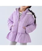 【デビロック/devirock / KIDS】の洗える ファイバーダウン フードが取り外せる ペプラム ジャケット ダウン 25AW Gライラック|ID: prp329100004673324 ipo3291000000034043867