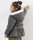 【デビロック/devirock / KIDS】の洗える ファイバーダウン フードが取り外せる ペプラム ジャケット ダウン 25AW チャコール|ID: prp329100004673324 ipo3291000000034043868