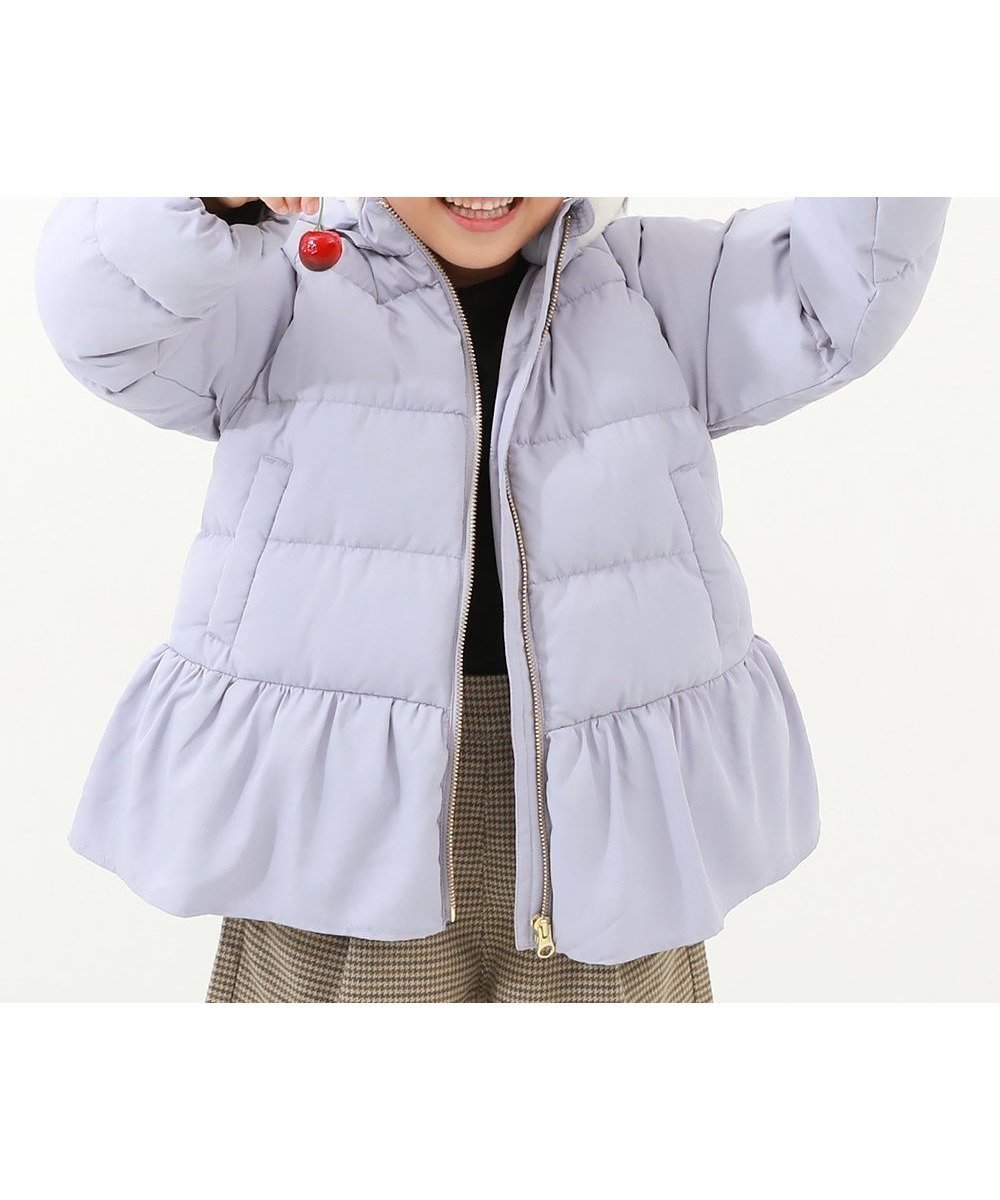 【デビロック/devirock / KIDS】の洗える ファイバーダウン フードが取り外せる ペプラム ジャケット ダウン 25AW インテリア・キッズ・メンズ・レディースファッション・服の通販 founy(ファニー) 　ファッション　Fashion　キッズファッション　Fashion for Kids　洗える　Machine Washable　ジャケット　Jacket, Outerwear　タフタ　Taffeta, Structured Fabric　ダウン　Down, Puffer　ペプラム　Peplum, Flared Hem　おすすめ　Recommended / Our Picks　2025年　2025　2025-2026秋冬・A/W　Autumn/Winter 2025–26 AW25–26　Gブルー|ID: prp329100004673324 ipo3291000000034043877