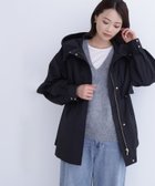 【ナチュラル ビューティー ベーシック/NATURAL BEAUTY BASIC】のフーディードロストブルゾン 人気、トレンドファッション・服の通販 founy(ファニー) ファッション Fashion レディースファッション Fashion for Women アウター Coat / Outerwear Collection ブルゾンジャケット・スポーティアウター Blouson Jackets ツイル Twist, Twisted Detail デニム Denim, Jeans Material ドローストリング Drawstring, Pull Cord ブルゾン Blouson, Bomber Jacket エレガント 上品 Elegant thumbnail ブラック|ID: prp329100004673329 ipo3291000000034477753