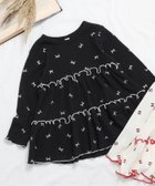 【エフオー オンラインストア/F.O.Online Store / KIDS】のWEB限定 ワッフルティアードTシャツ ブラック|ID: prp329100004673334 ipo3291000000033914455