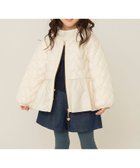 【エフオー オンラインストア/F.O.Online Store / KIDS】のペプラムハートキルトアウター アイボリー|ID: prp329100004673338 ipo3291000000034087607