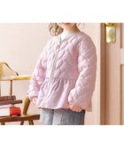 【エフオー オンラインストア/F.O.Online Store / KIDS】のペプラムハートキルトアウター ピンク|ID: prp329100004673338 ipo3291000000034087608