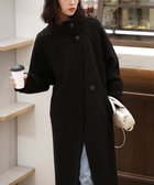 【フリーズマート/FREE'S MART】の累計販売5000枚!選べる4色 スタンドカラーメルトンロングコート 人気、トレンドファッション・服の通販 founy(ファニー) ファッション Fashion レディースファッション Fashion for Women アウター Coat / Outerwear Collection コート・ロングコート・ピーコート Long Coats, Peacoats & More インナー Innerwear スタンド Stand Collar, Upright Stand スリーブ Sleeve, Long Sleeve / Short Sleeve フェルト Felt, Felt Fabric メルトン Melton, Heavy Wool ロング Long, Long-Length 防寒 Cold Protection, Winter-Ready thumbnail ブラック|ID: prp329100004673366 ipo3291000000034786842
