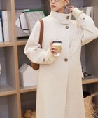 【フリーズマート/FREE'S MART】の累計販売5000枚!選べる4色 スタンドカラーメルトンロングコート 人気、トレンドファッション・服の通販 founy(ファニー) ファッション Fashion レディースファッション Fashion for Women アウター Coat / Outerwear Collection コート・ロングコート・ピーコート Long Coats, Peacoats & More インナー Innerwear スタンド Stand Collar, Upright Stand スリーブ Sleeve, Long Sleeve / Short Sleeve フェルト Felt, Felt Fabric メルトン Melton, Heavy Wool ロング Long, Long-Length 防寒 Cold Protection, Winter-Ready thumbnail オフホワイト1|ID: prp329100004673366 ipo3291000000034786843