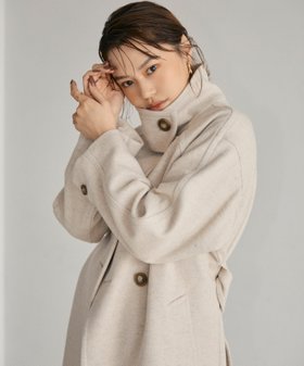 【フリーズマート/FREE'S MART】の累計販売5000枚!選べる4色 スタンドカラーメルトンロングコート 人気、トレンドファッション・服の通販 founy(ファニー) ファッション Fashion レディースファッション Fashion for Women アウター Coat / Outerwear Collection コート・ロングコート・ピーコート Long Coats, Peacoats & More インナー Innerwear スタンド Stand Collar, Upright Stand スリーブ Sleeve, Long Sleeve / Short Sleeve フェルト Felt, Felt Fabric メルトン Melton, Heavy Wool ロング Long, Long-Length 防寒 Cold Protection, Winter-Ready |ID:prp329100004673366