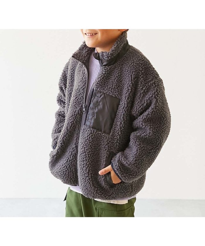 【デビロック/devirock / KIDS】の洗える アウトドア ボアジャケット ブルゾン アウター ジャケット 25AW インテリア・キッズ・メンズ・レディースファッション・服の通販 founy(ファニー) https://founy.com/ ファッション Fashion キッズファッション Fashion for Kids アウター Coat Outerwear /Kids アウトドア Outdoor Clothing 洗える Machine Washable ジャケット Jacket, Outerwear トレンド Trend, Trending Now ブルゾン Blouson, Bomber Jacket ポケット Pocket, Pocket Detail 冬 Winter / This Winter おすすめ Recommended / Our Picks 2025年 2025 2025-2026秋冬・A/W Autumn/Winter 2025–26 AW25–26 |ID: prp329100004673372 ipo3291000000034064810