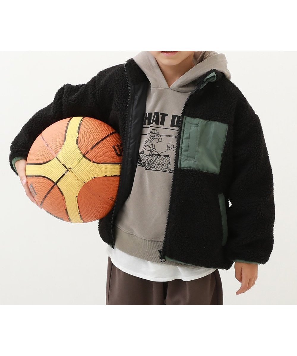 【デビロック/devirock / KIDS】の洗える アウトドア ボアジャケット ブルゾン アウター ジャケット 25AW インテリア・キッズ・メンズ・レディースファッション・服の通販 founy(ファニー) ファッション Fashion キッズファッション Fashion for Kids アウター Coat Outerwear /Kids アウトドア Outdoor Clothing 洗える Machine Washable ジャケット Jacket, Outerwear トレンド Trend, Trending Now ブルゾン Blouson, Bomber Jacket ポケット Pocket, Pocket Detail 冬 Winter / This Winter おすすめ Recommended / Our Picks 2025年 2025 2025-2026秋冬・A/W Autumn/Winter 2025–26 AW25–26 005-ブラック|ID: prp329100004673372 ipo3291000000034064816