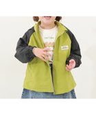 【デビロック/devirock / KIDS】の撥水 ナイロン フード収納付き 配色ラグラン ウインドブレーカー 25AW 002-スミクロ-ピスタチオ|ID: prp329100004673378 ipo3291000000034099431