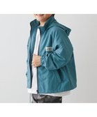 【デビロック/devirock / KIDS】の撥水 ナイロン フード収納付き 配色ラグラン ウインドブレーカー 25AW 004-アッシュブルー|ID: prp329100004673378 ipo3291000000034099433