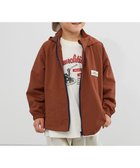 【デビロック/devirock / KIDS】の撥水 ナイロン フード収納付き 配色ラグラン ウインドブレーカー 25AW 005-テラコッタ|ID: prp329100004673378 ipo3291000000034099435