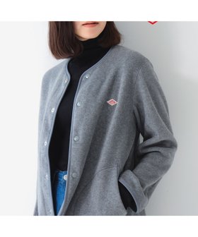 【ビーミングライフストアバイビームス/B:MING LIFE STORE by BEAMS】のDANTON / ノーカラー フリース ジャケット 25AW (34~36) ダントン 秋アウター 人気、トレンドファッション・服の通販 founy(ファニー) ファッション Fashion レディースファッション Fashion for Women アウター Coat / Outerwear Collection レディースジャケット・軽アウター Jackets インナー Innerwear 秋 Autumn カーディガン Cardigan, Knitwear ジャケット Jacket, Outerwear タートル Turtleneck, Turtle Collar デニム Denim, Jeans Material パイピング Piping, Trim Design ポケット Pocket, Pocket Detail 2025年 2025 2025-2026秋冬・A/W Autumn/Winter 2025–26 AW25–26 |ID:prp329100004673380