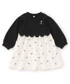 【エフオー オンラインストア/F.O.Online Store / KIDS】のWEB限定 スカラップドッキングワンピース ブラック|ID: prp329100004673392 ipo3291000000033944923