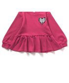 【エフオー オンラインストア/F.O.Online Store / KIDS】のワッフルペプラムハートモチーフTシャツ ローズピンク|ID: prp329100004673412 ipo3291000000033901818