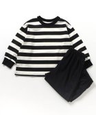 【エフオー オンラインストア/F.O.Online Store / KIDS】のWEB限定 バラエティーパジャマ 人気、トレンドファッション・服の通販 founy(ファニー) ファッション Fashion キッズファッション Fashion for Kids シンプル Simple, Minimal パジャマ Pajamas, Sleepwear プチプライス・低価格 Affordable / Budget Price ボーダー Border, Stripe モチーフ Motif, Design Theme モノトーン Monotone, Black and White 人気 Popular, Best Seller A/W・秋冬 Autumn/Winter 長袖 Long Sleeve, Full Sleeve thumbnail ブラック|ID: prp329100004673447 ipo3291000000033923863