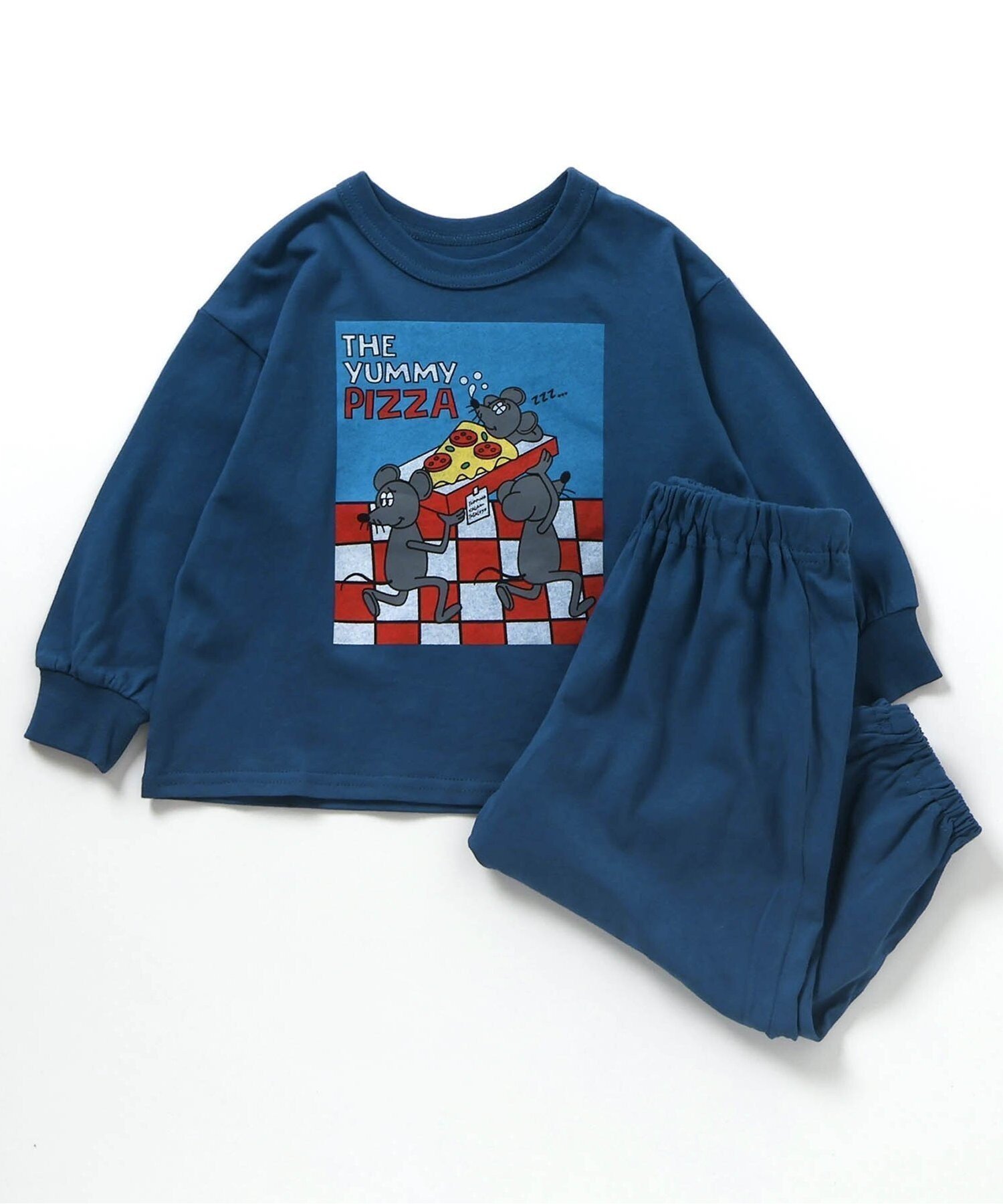 【エフオー オンラインストア/F.O.Online Store / KIDS】のWEB限定 バラエティーパジャマ インテリア・キッズ・メンズ・レディースファッション・服の通販 founy(ファニー) 　ファッション　Fashion　キッズファッション　Fashion for Kids　シンプル　Simple, Minimal　パジャマ　Pajamas, Sleepwear　プチプライス・低価格　Affordable / Budget Price　ボーダー　Border, Stripe　モチーフ　Motif, Design Theme　モノトーン　Monotone, Black and White　人気　Popular, Best Seller　A/W・秋冬　Autumn/Winter　長袖　Long Sleeve, Full Sleeve　ブルー|ID: prp329100004673447 ipo3291000000033923864