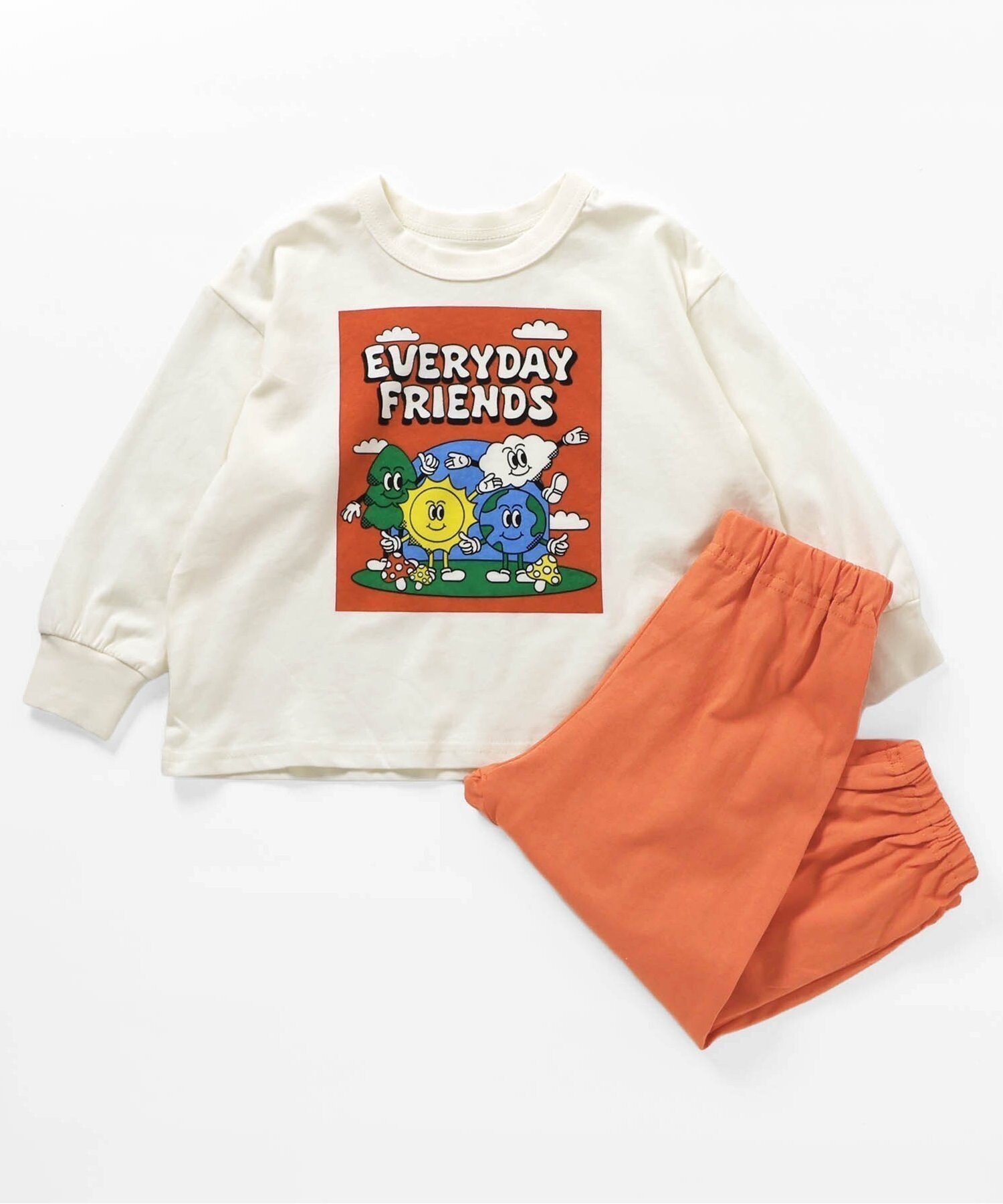 【エフオー オンラインストア/F.O.Online Store / KIDS】のWEB限定 バラエティーパジャマ インテリア・キッズ・メンズ・レディースファッション・服の通販 founy(ファニー) 　ファッション　Fashion　キッズファッション　Fashion for Kids　シンプル　Simple, Minimal　パジャマ　Pajamas, Sleepwear　プチプライス・低価格　Affordable / Budget Price　ボーダー　Border, Stripe　モチーフ　Motif, Design Theme　モノトーン　Monotone, Black and White　人気　Popular, Best Seller　A/W・秋冬　Autumn/Winter　長袖　Long Sleeve, Full Sleeve　オフホワイト|ID: prp329100004673447 ipo3291000000033923867
