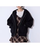 【ジーナシス/JEANASiS】のダンボールBIGフードブルゾン 人気、トレンドファッション・服の通販 founy(ファニー) ファッション Fashion レディースファッション Fashion for Women アウター Coat / Outerwear Collection ブルゾンジャケット・スポーティアウター Blouson Jackets おすすめ Recommended / Our Picks インナー Innerwear ギャザー Gathered, Ruffled デニム Denim, Jeans Material フェミニン Feminine, Girly ブルゾン Blouson, Bomber Jacket プレート Plate, Dish ボトム Bottoms, Lower Wear 半袖 Short Sleeve, Half Sleeve thumbnail ブラック|ID: prp329100004673473 ipo3291000000033777670